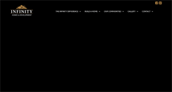 Desktop Screenshot of infinitybuilthomes.com